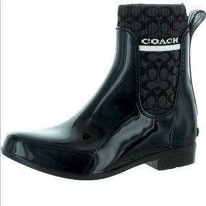 COACH Rivington Rain Bootie size 8